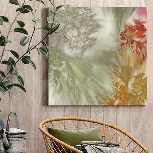 Miniatura 3 de Renditions Gallery Abstract Whisper (3) Arte de pared, lienzo envuelto en galería premium, listo para colgar, 32 pulgadas de alto x 32 pulgadas de