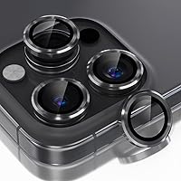 Vista 1 de Choiche Compatible para iPhone 16 Pro/iPhone 16 Pro Max Protector de Lente de Cámara, Vidrio Templado 9H Protector de Pantalla de Cubierta de Cámara