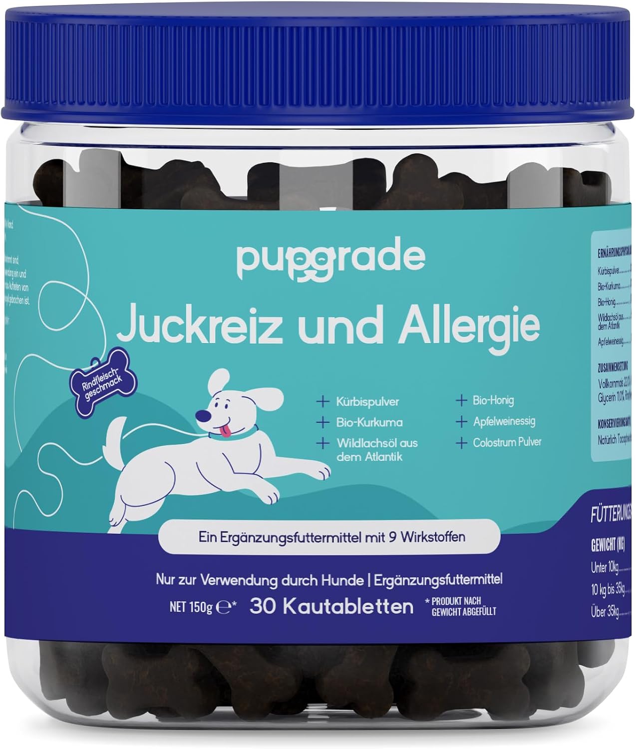 PupGrade Itching and Allergy for Dogs - Skin Health & Immune Support with Atlantic Salmon Oil - Helps with Itching - 30 Soft Chews