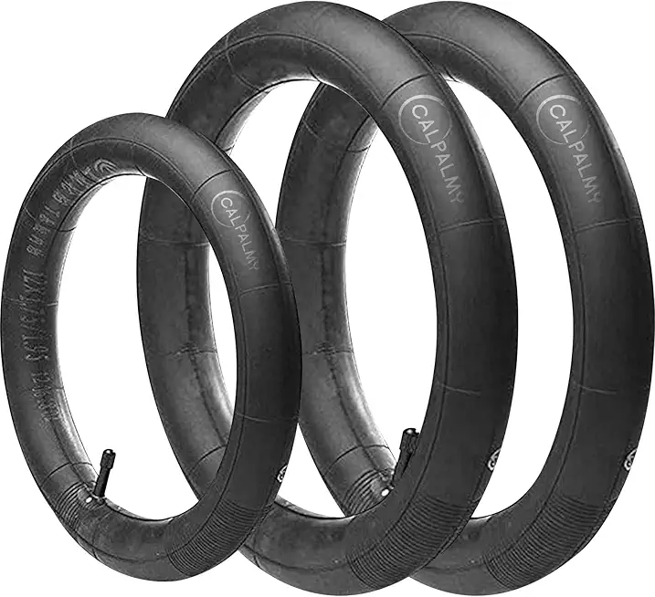 RIIMUHIR 16'' Back and 12.5'' (2+1) Front Wheel Replacement Inner Tubes for BoB Stroller Tire Tube Revolution SE/Pro/Flex/SU/Ironman - Made from BPA/Latex Free Premium Quality Butyl Rubber