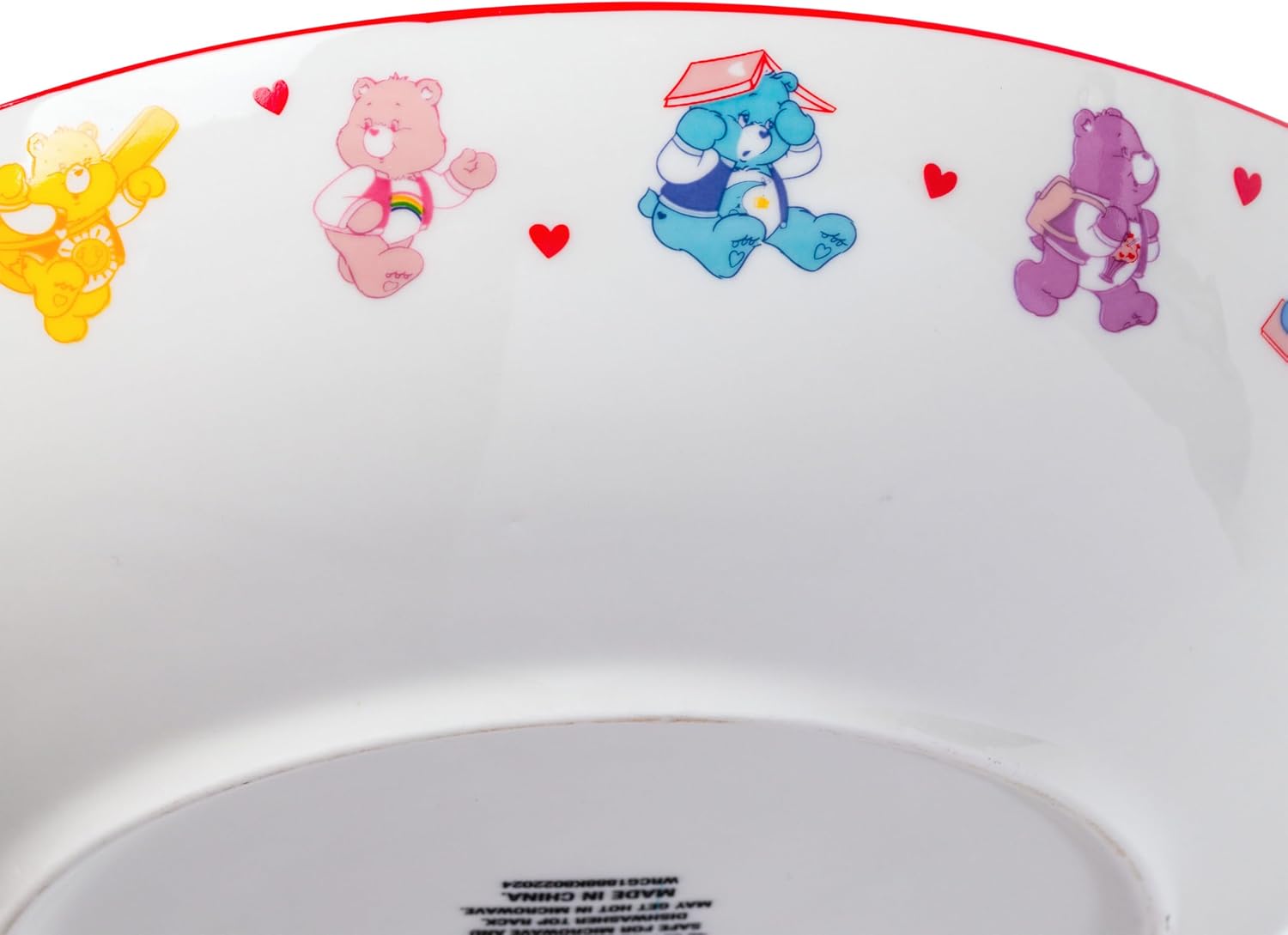 Silver Buffalo Care Bears High School Toss, Ceramic Pasta Bowl, 9in
