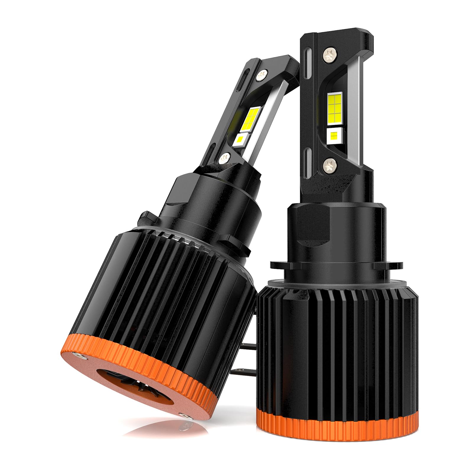 H15 LED Lampadine 16000LM Sostituzione per Alogena Fari Auto 6000K Bianco, Pacco da 2