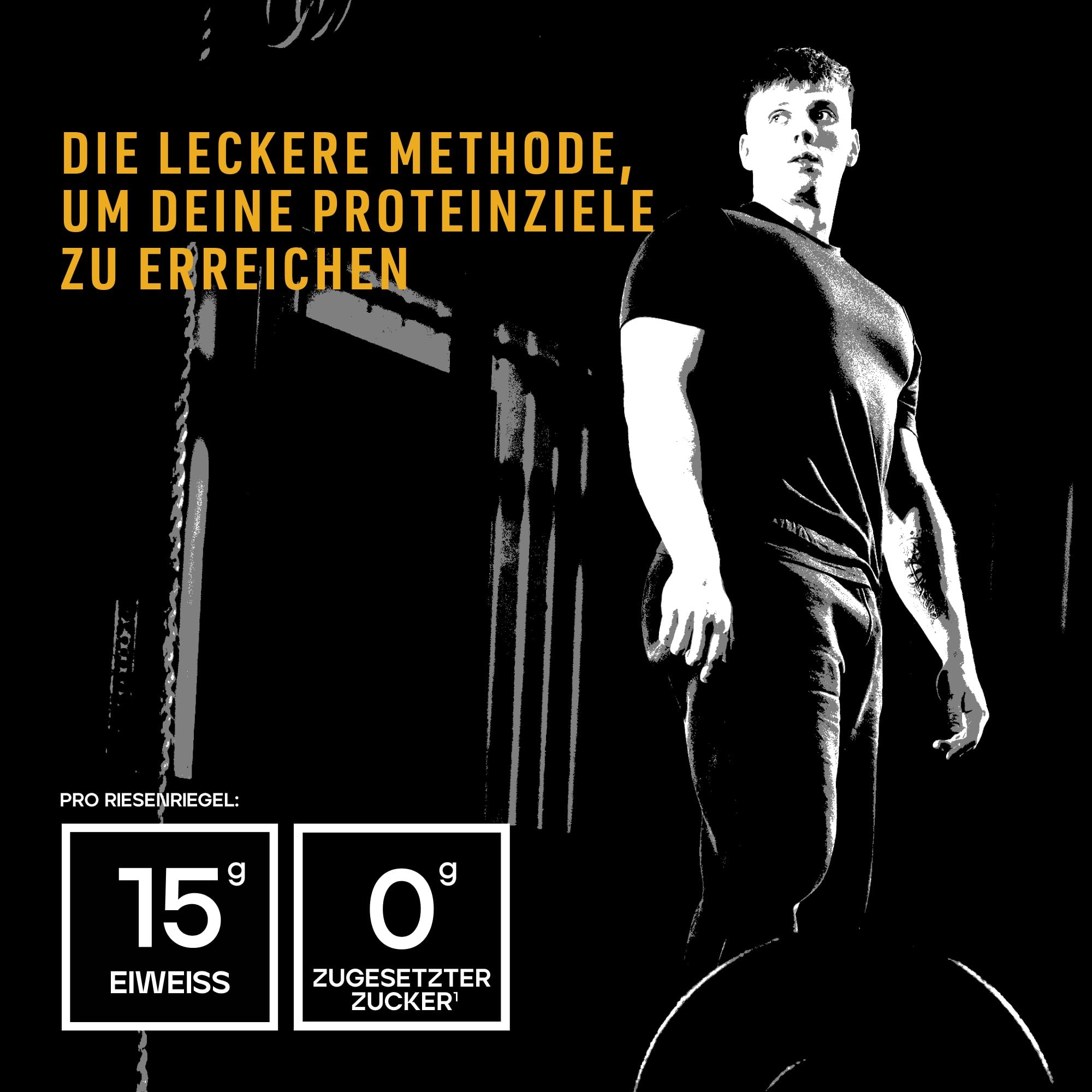 Hero Protein Bar, Schokolade Haselnuss, 12 Riegel
