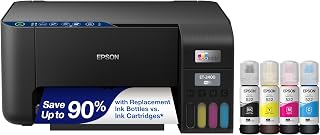 Epson EcoTank ET-2400 Wireless Color All-in-One Supertank Printer - Cartridge-Free, Scan & Copy for Home