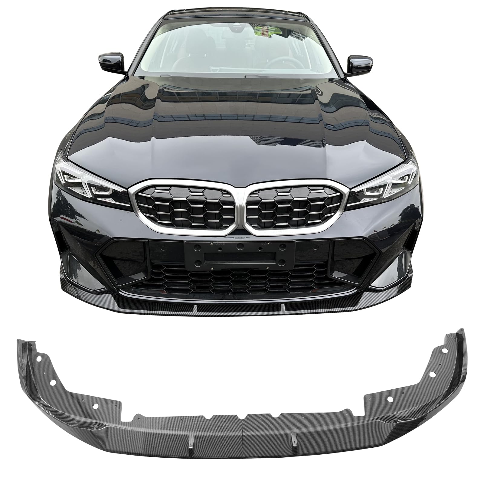 Amazon.com: Fit 2023-2026 BMW G20 3 Series Front Lip Carbon Fiber