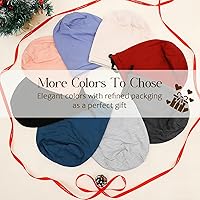 Vista 7 de 2 gorros de seda ajustables para dormir, gorro de dormir con forro de satén para mujeres y hombres, gorro de seda para el cabello holgado.