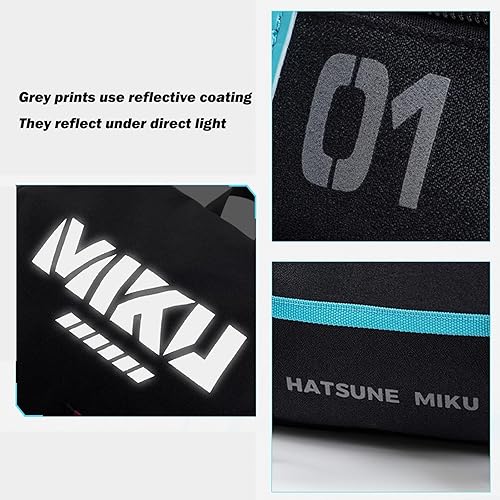 Miniatura 7 de Mochila de anime serie de colaboración para Hatsune Miku, 22L Techwear Bag Daypack