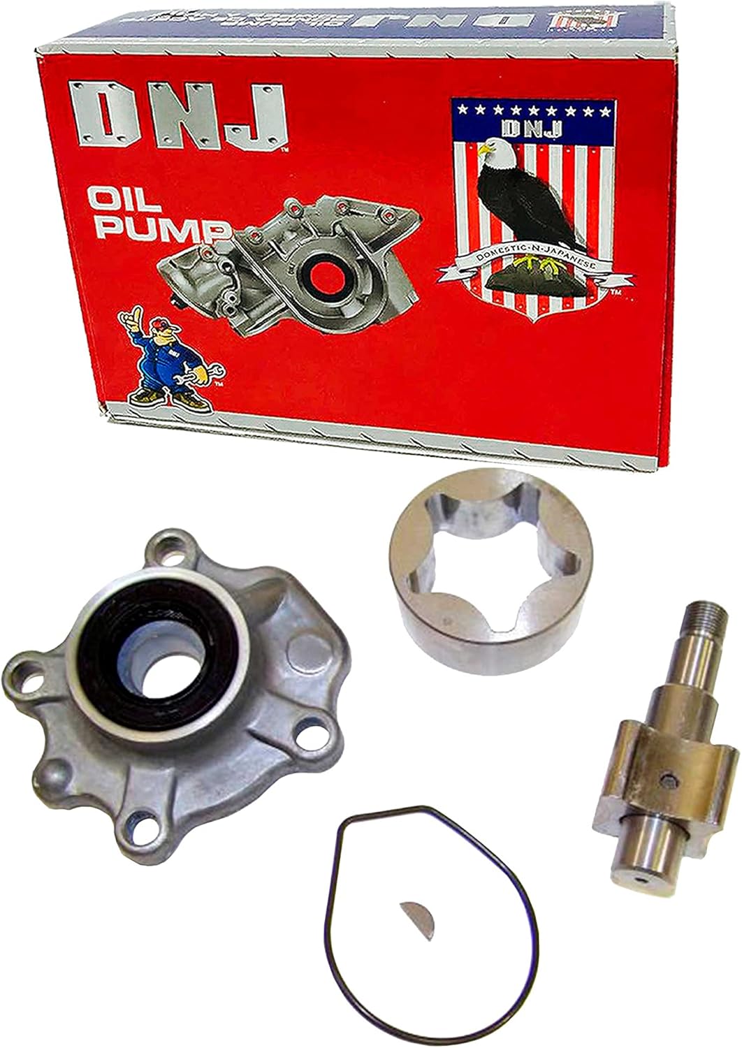DNJ OP305 Oil Pump for 1988-1997 Honda, Isuzu Amigo, Passport, Pickup 2.6L L4 8V SOHC 2559cc