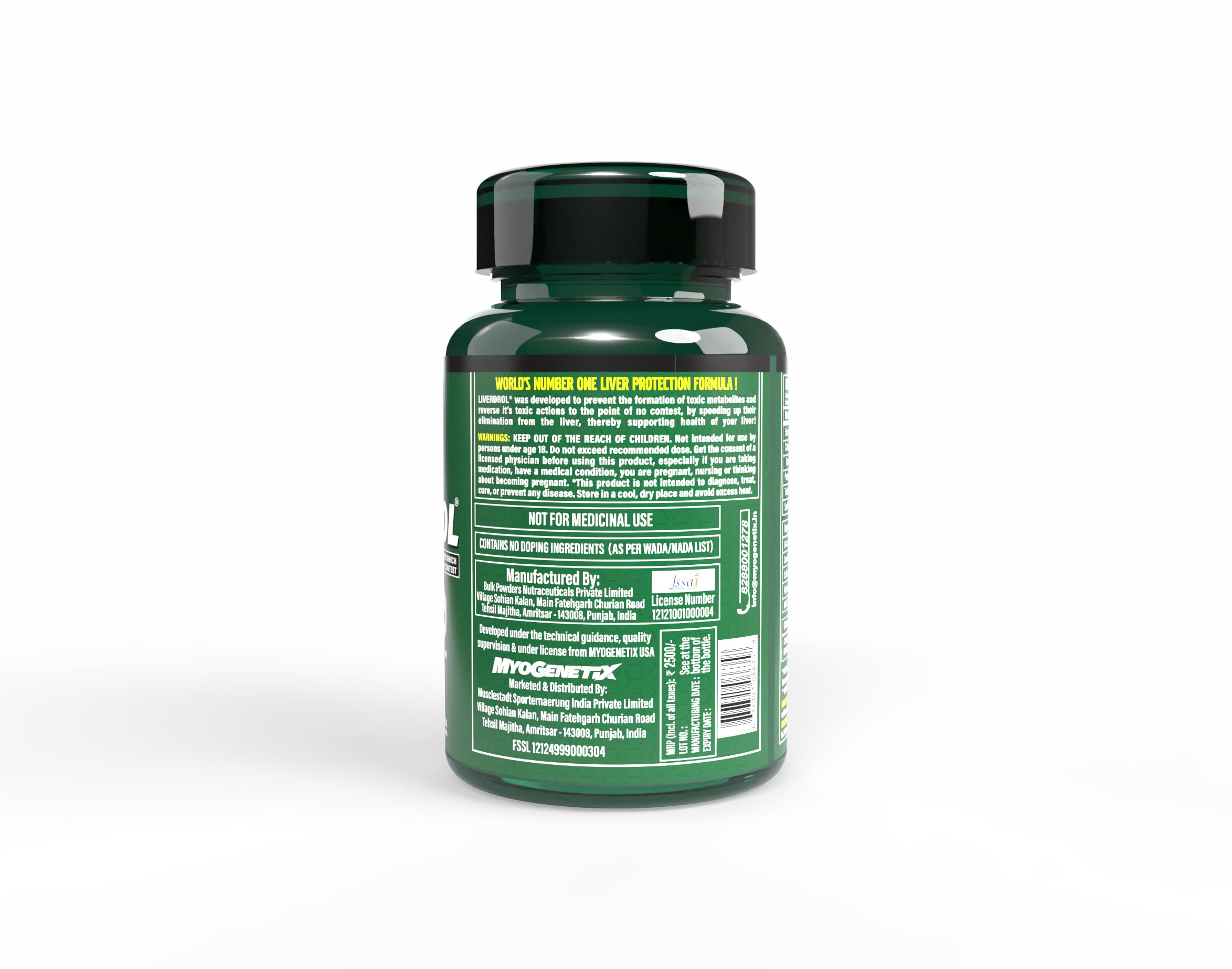 MYOGENETIX® LIVERDROL® Tablets (30 Servings) — Amazon image 2