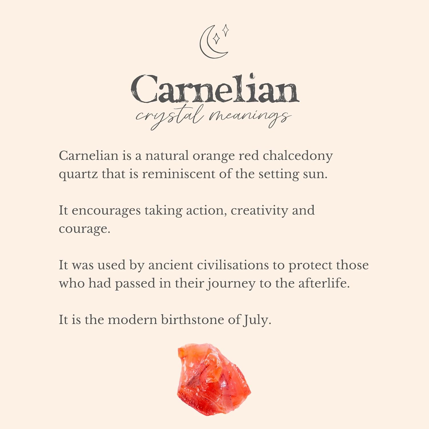 Luna Tide Carnelian Chip Bead Bar Necklace in Sterling Silver - Image 4