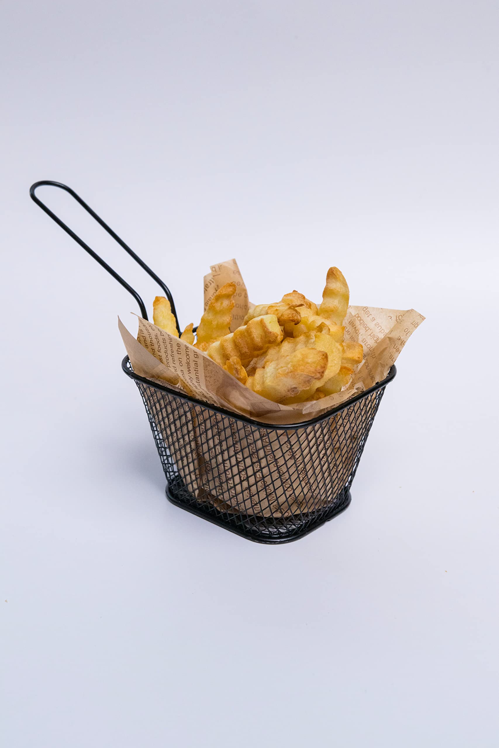 AKOLAFE Cestini Per Patatine Fritte In Acciaio Inox, 6 X 7,5 X