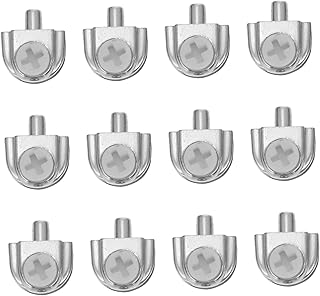 OSALADI Glass Shelf Supports 20pcs Glass Clamp Practical Glass Partition Clip Glass Supports Glass Shelf Bracket Glass Fixed Clamp