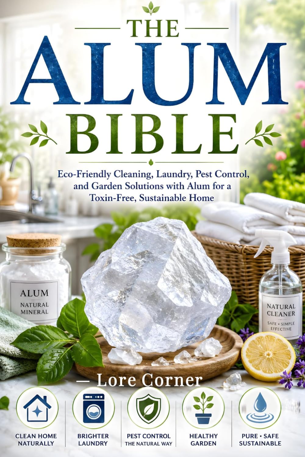 The Alum Bible: Eco-Friendly Cleaning, Laundry, Pest Control, and Garden Solutions with Alum for a Toxin-Free, Sustainable Home