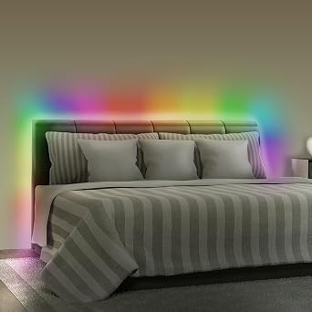 Xtreme Lit 16.4ft RGB Flow Multi-Color Indoor LED Light Strip, Remote Control, Power Adapter Included