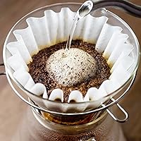 Vista 5 de PATIKIL Filtros de café para cesta de 1 a 2 tazas, filtro de papel marrón de 6.1 x 1.8 pulgadas, cafeteras de goteo desechables para cafetería
