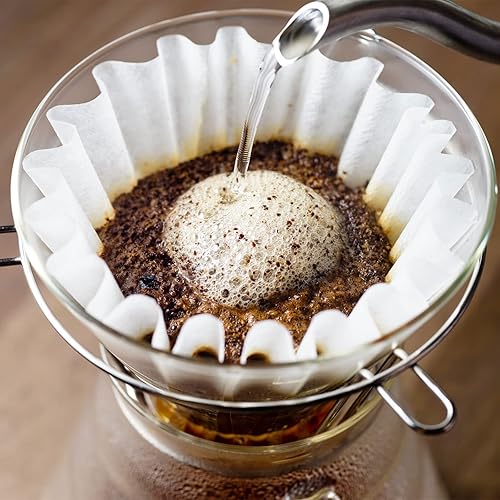 Miniatura 5 de PATIKIL Filtros de café para cesta de 1 a 4 tazas, filtro de papel blanqueador de 6.1 x 1.8 pulgadas, cafeteras de goteo desechables para cafetería,