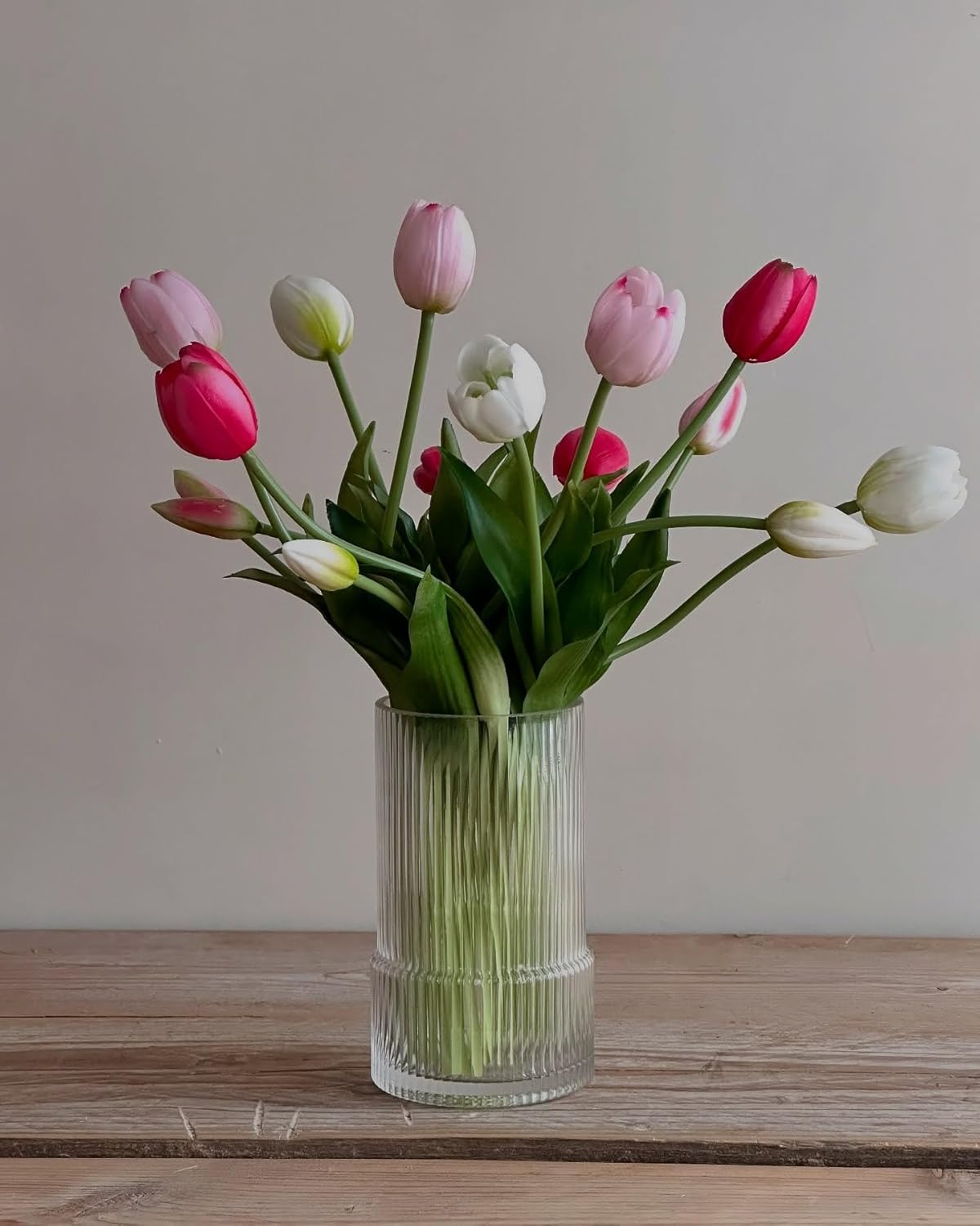 Sousi Real Touch Tulips Artificial Flowers Latex Faux Tulip Realistic Fake Tulips Flowers for Wedding Home Decorations (10, Pink) - Image 7