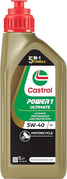 Castrol POWER1 Ultimate 4T 5W-40 Aceite de Moto 1L - 1