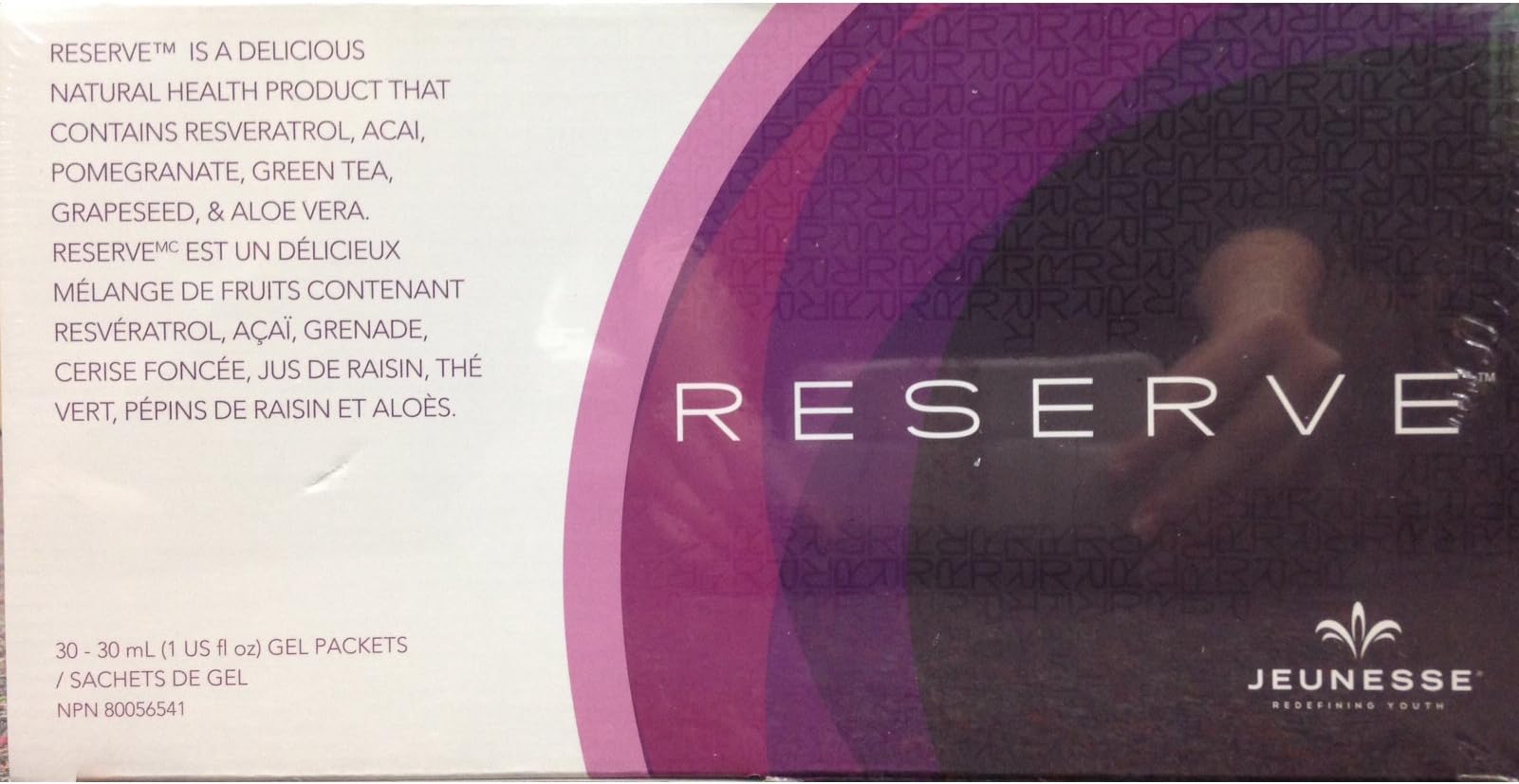 2 Boxes Jeunesse Global Reserve™ 30 Gel Packets