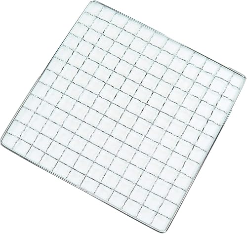 Miniatura 7 de Ebros Gift Cocina japonesa Shichirin Konro - Parrilla de carbón portátil compacta con parrilla de malla de alambre de acero inoxidable y base de