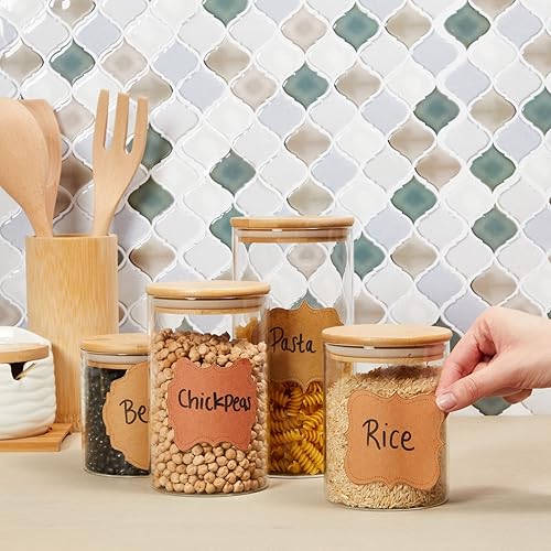 Miniatura 4 de Juvale Hojas de papel adhesivo – Paquete de 48, marrón, hoja completa de 8.5 x 11 pulgadas – Parte trasera imprimible y adhesiva para impresoras