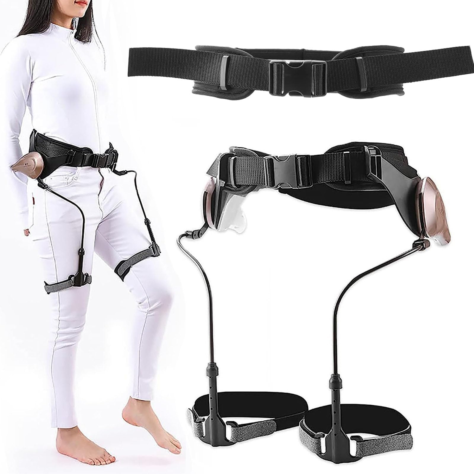 Exoskeleton Ergonomic Power Walking Aid,Leg Lift and Climbing Support, Assists 50% Mobility for Elderly and Limited Mobility