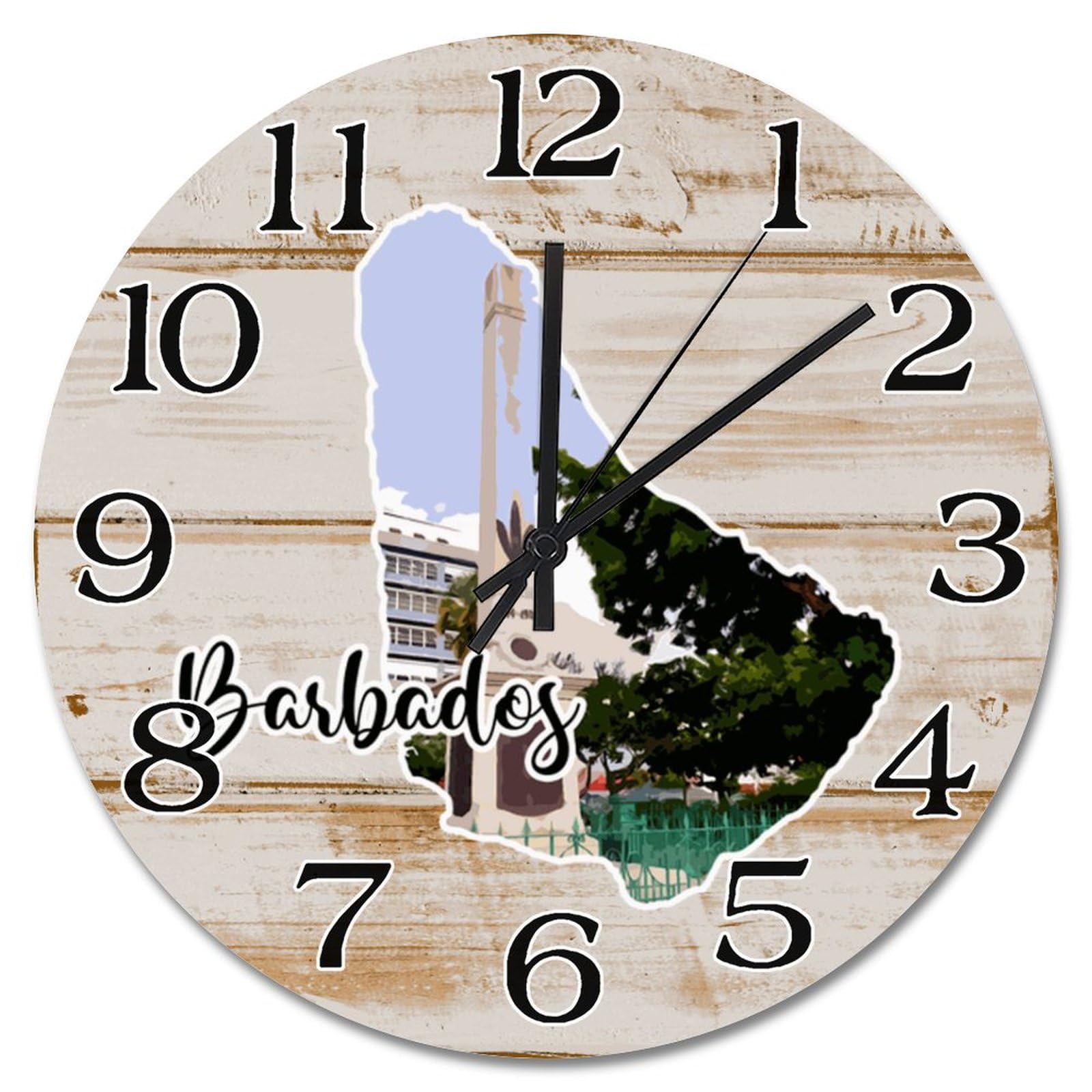 Horloge murale ronde 38 cm pour salon et cuisine moderne