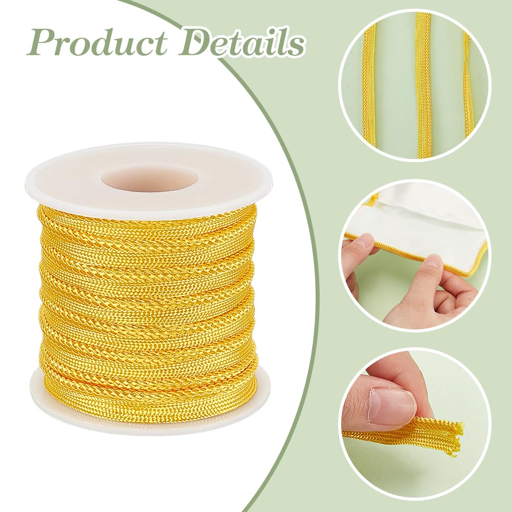 Turnbeutelliebe® Cordón 100% Algodón De 8 Mm De Ancho, Grueso, Para Bolsas De Deporte, Bolsas Y Pantalones, Para Coser, Trenzado, Cuerda Para Manualidades, Cinta (Natural, 20