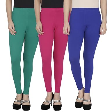 Buy Anekaant Cotton Lycra Ankle Length 