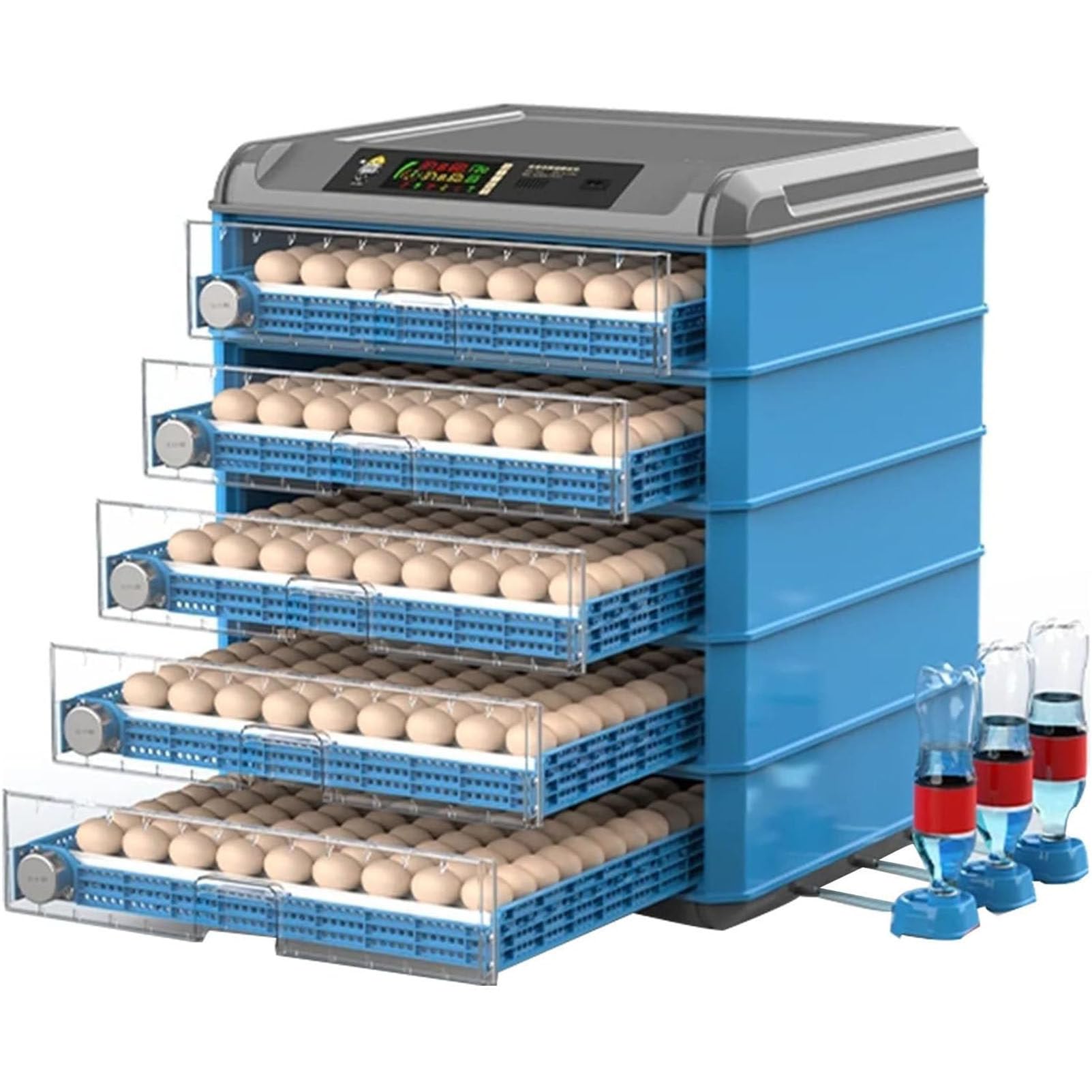 Incubadora de Huevos de gallina, Totalmente automática, con volteador automático y Control de Temperatura, Ideal para Patos y codornices, para Uso doméstico o en criaderos. 120Eggs