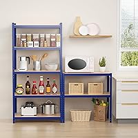 Vista 2 de ERGOMASTER Estantes de almacenamiento de garaje de 5 niveles, estantería de garaje de 2920 libras, estantería resistente, ajustable, sin pernos