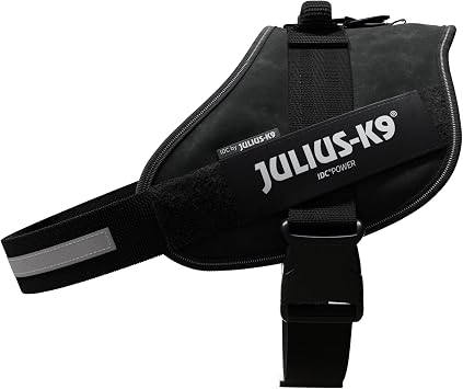 Julius-K9, 16IDC-P-4, IDC Powerharness, Dog Harness, Size: 4, Black