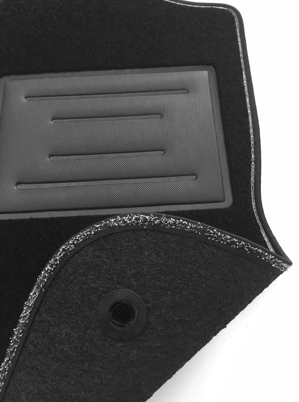 ASC Tappetini Auto Compatibili con Peugeot 308 II Station Wagon 2013-2023, Moquette, Bordo Antiscivolo, Battitacco in Gomma