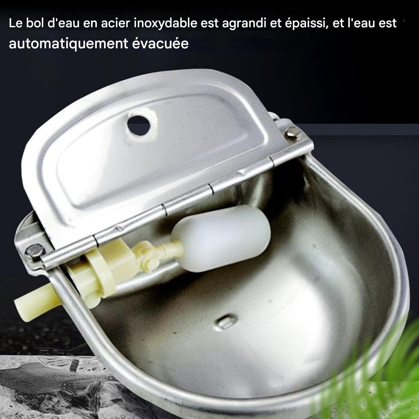 Abbeveratoio Automatico Per Bovini Ciotole Dispensatrici In Acciaio | Distributore Acqua Per Cani Capre Mucche Bestiame