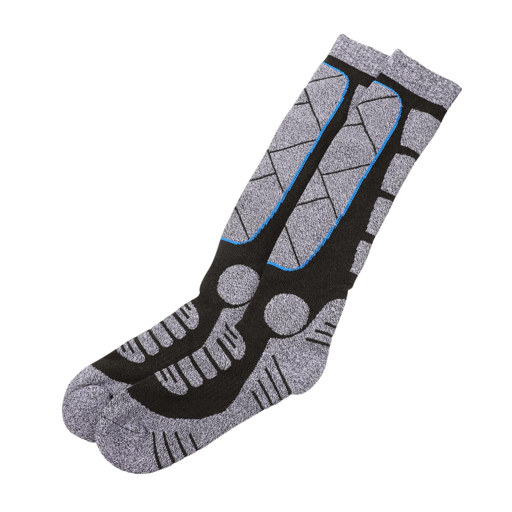 BESPORTBLE 1pair Skiing Socks for Adults Thickened Compression Sports Stockings for Outdoor Activities Supports Muscles Reduces Fatigue Improves Circulation