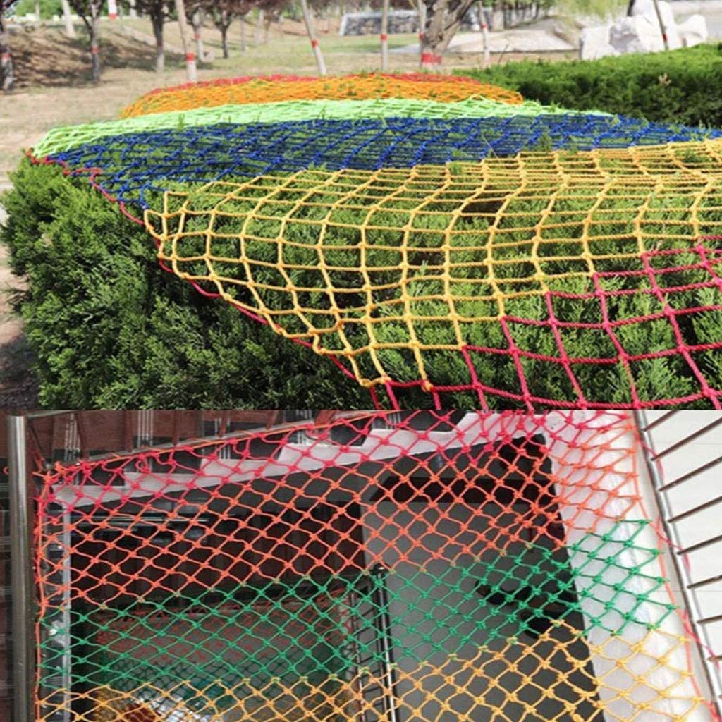 Seilnetz für Garten- und Spielplatzsicherheit, Haustierschutz Außennetz, dekoratives Deckennetz, Geländer und Treppenzaun Sicherheitsbarriere