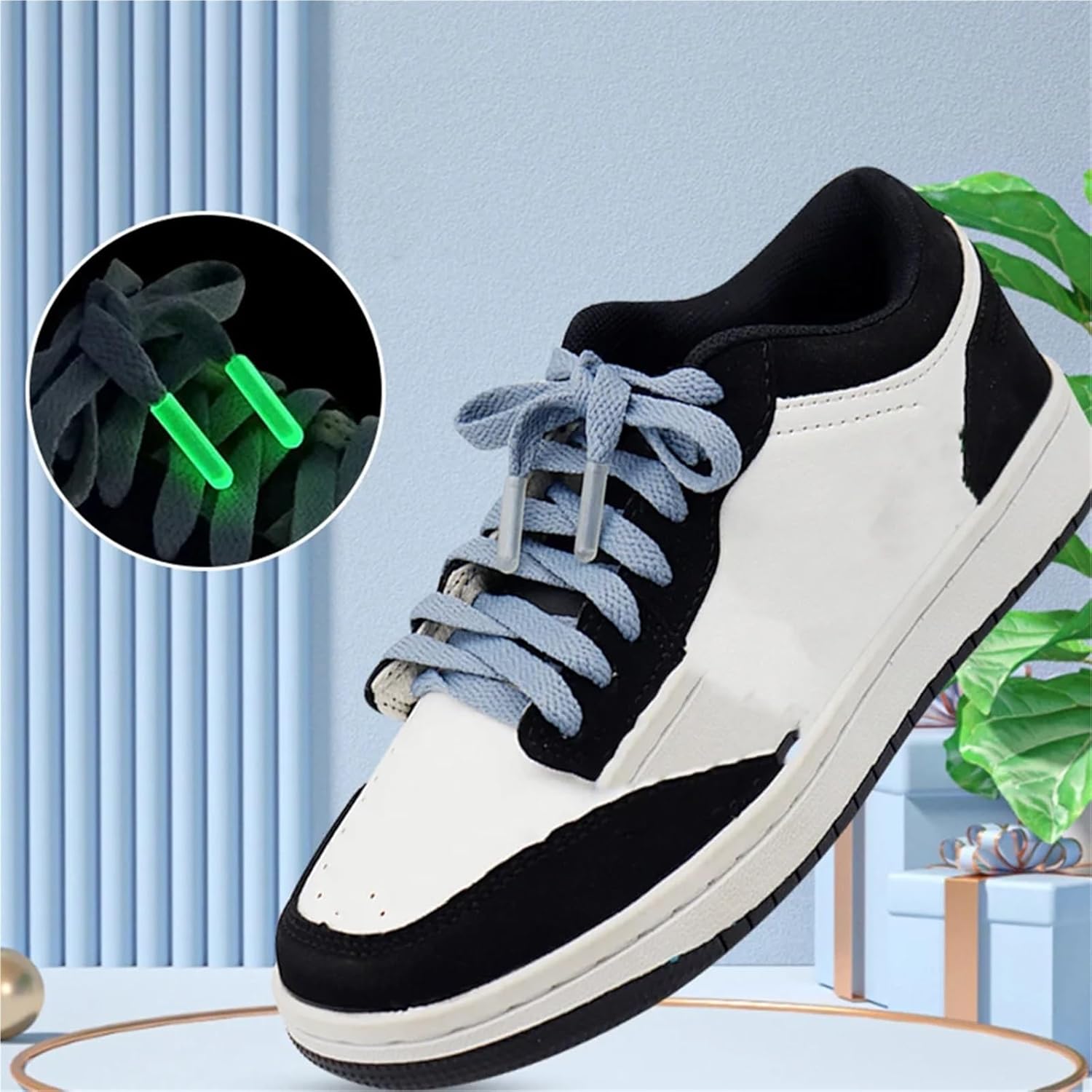 Shoelace Tips Aglets for Shoelaces 50Pcs Shine Shoelace Head Black Laces Replacement Tips for Shoes Clothes
