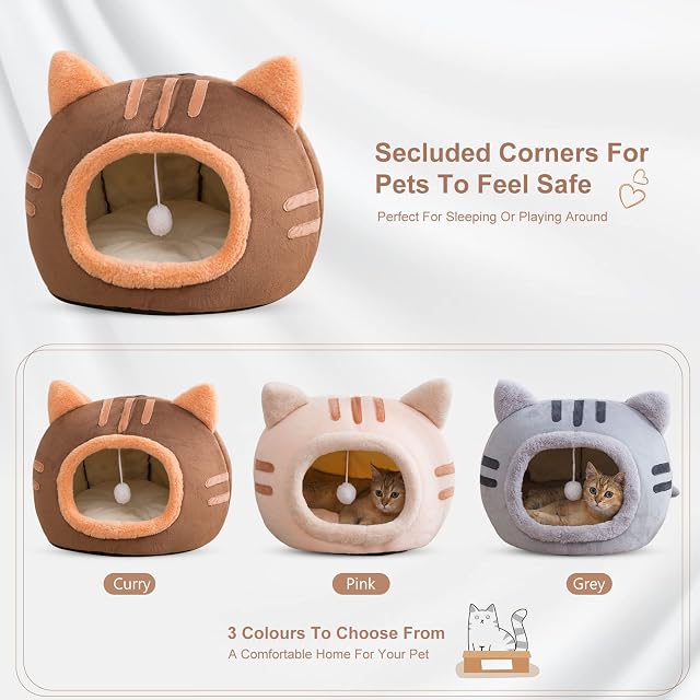 Foto 4 de 6 de PETCUTE Cama de Cueva para Gatos