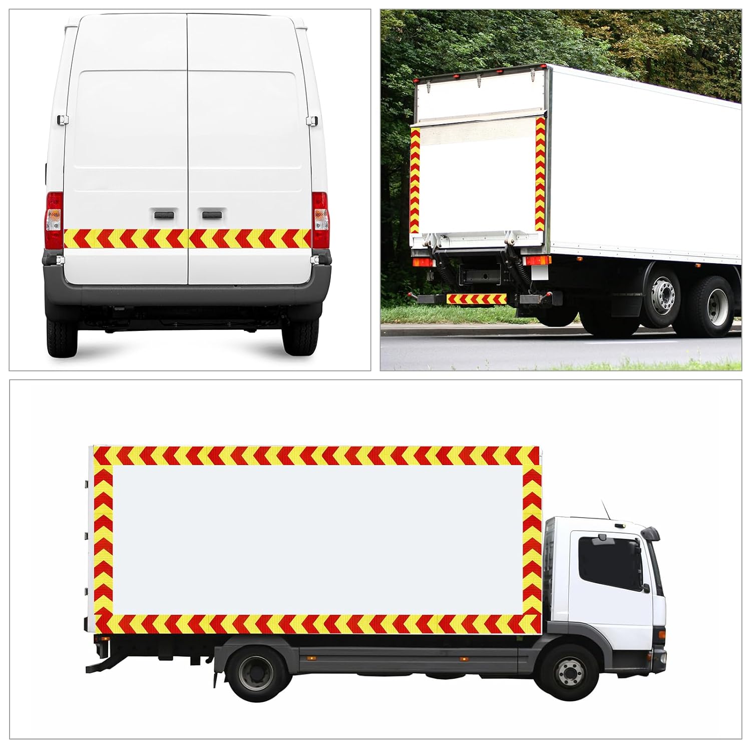 Reflective Tape, Waterproof Self Adhesive Dot Reflective Tape Outdoor Safety Caution Reflector for Trailers, Bikes, Cars（Red Yellow, 4 Inch x 32.8 Feet）