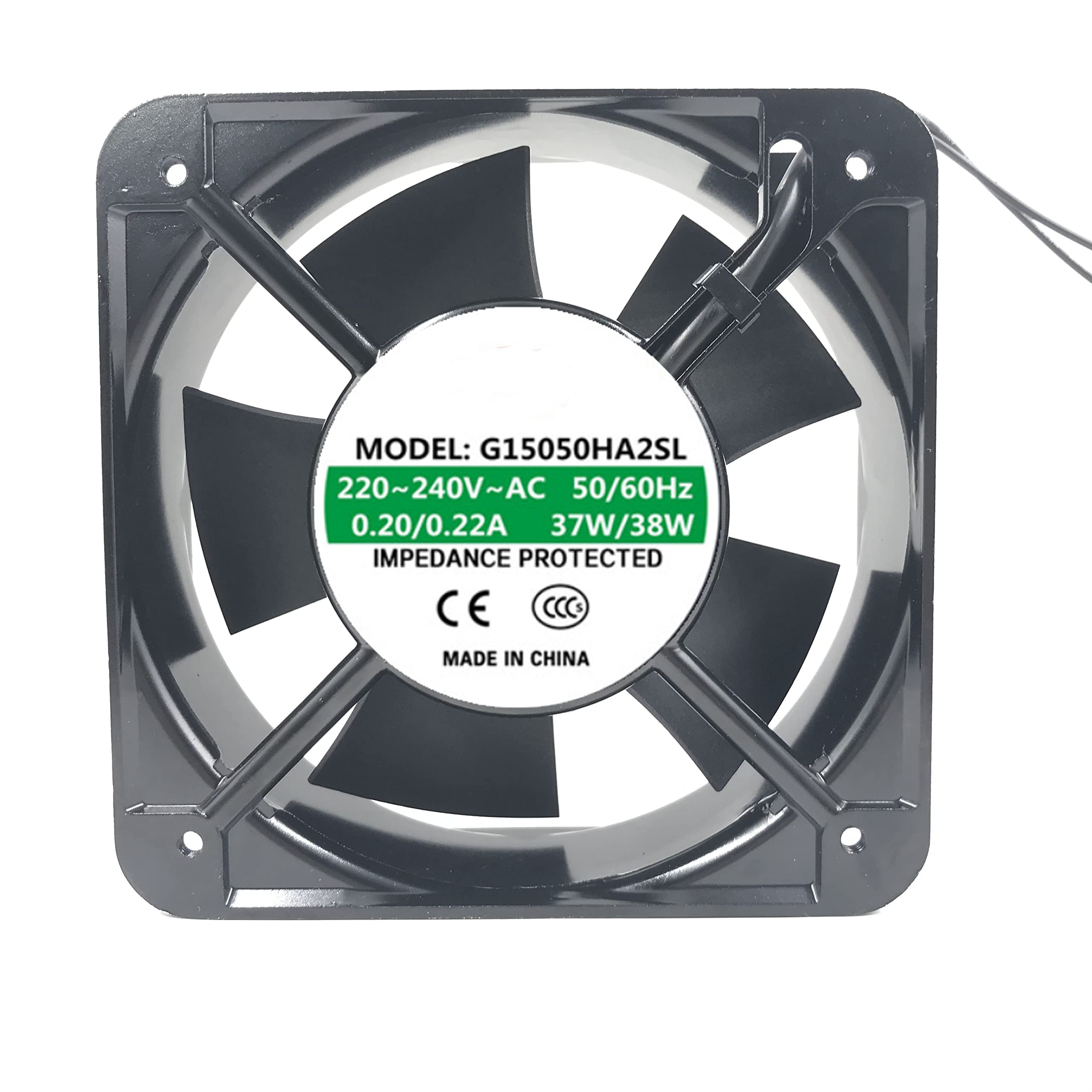 CZVJUKBYP 220V 0.20A 37W 15050 Cooling Fan 150X150X50mm