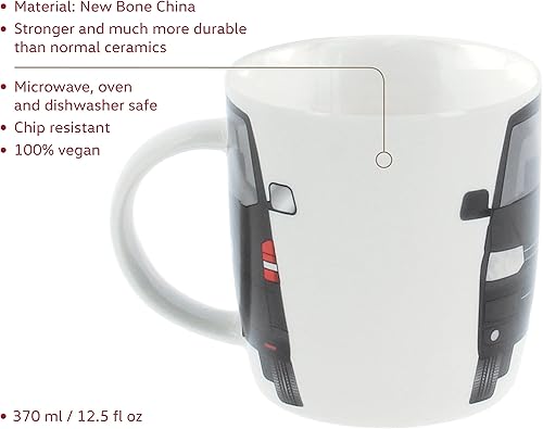 Miniatura 2 de BRISA VW Collection - Taza de café Volkswagen Vanagon Bus T5 Camper Van - Taza de té para cocina, garaje, oficina, equipo de campamento, idea de