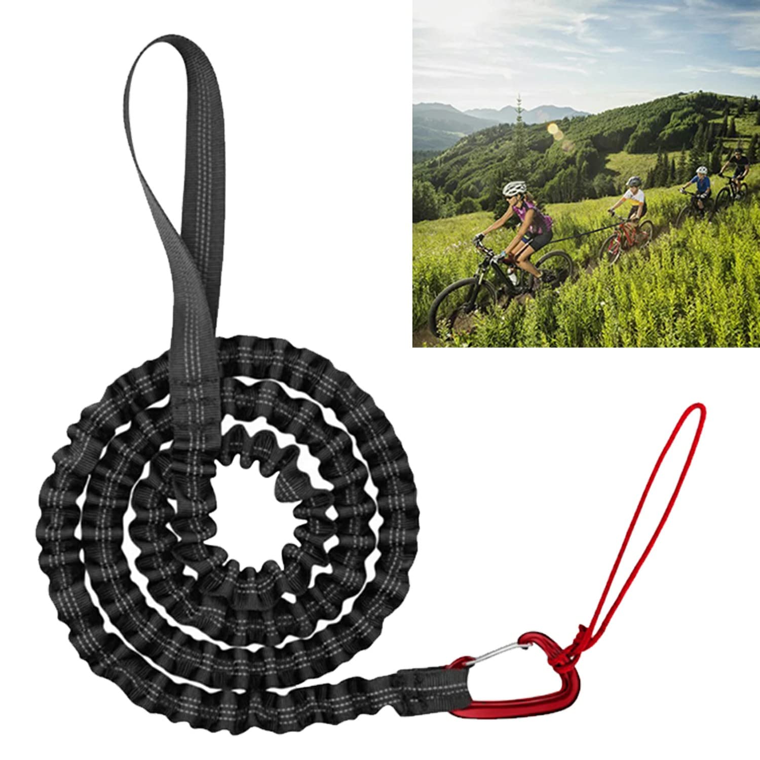 VGEBY Corde De Remorquage VTT Corde De Remorquage De Vélo, Corde De