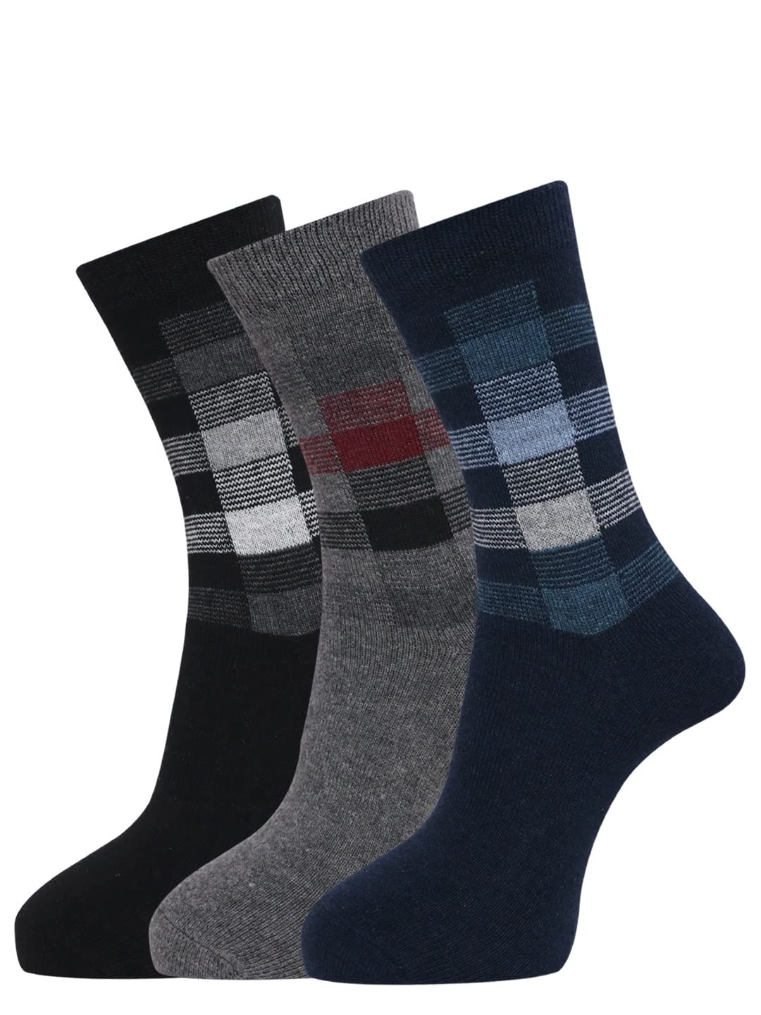 Buy Dollar Woollen Socks for Men (Pack of3) In Assorted Color Full