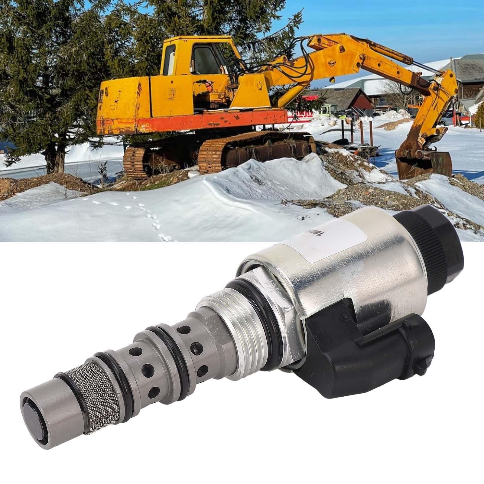 Zawór Elektromagnetyczny 12V Część Zamienna Kompatybilny z MX80C MX90C MX100C MX100 Model 180584A1 do Koparki Elektryczny Silnik Hydrauliczny