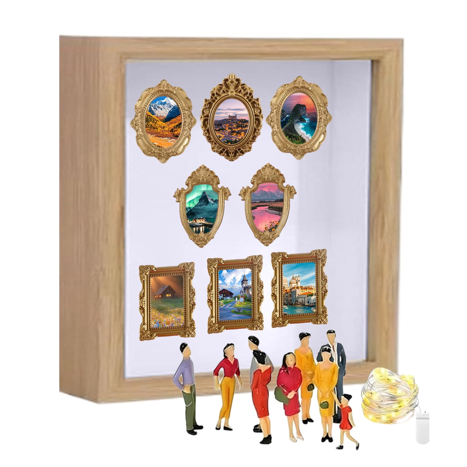 Cadre shadow box vitrine anti poussière pour protéger vos photos de musée