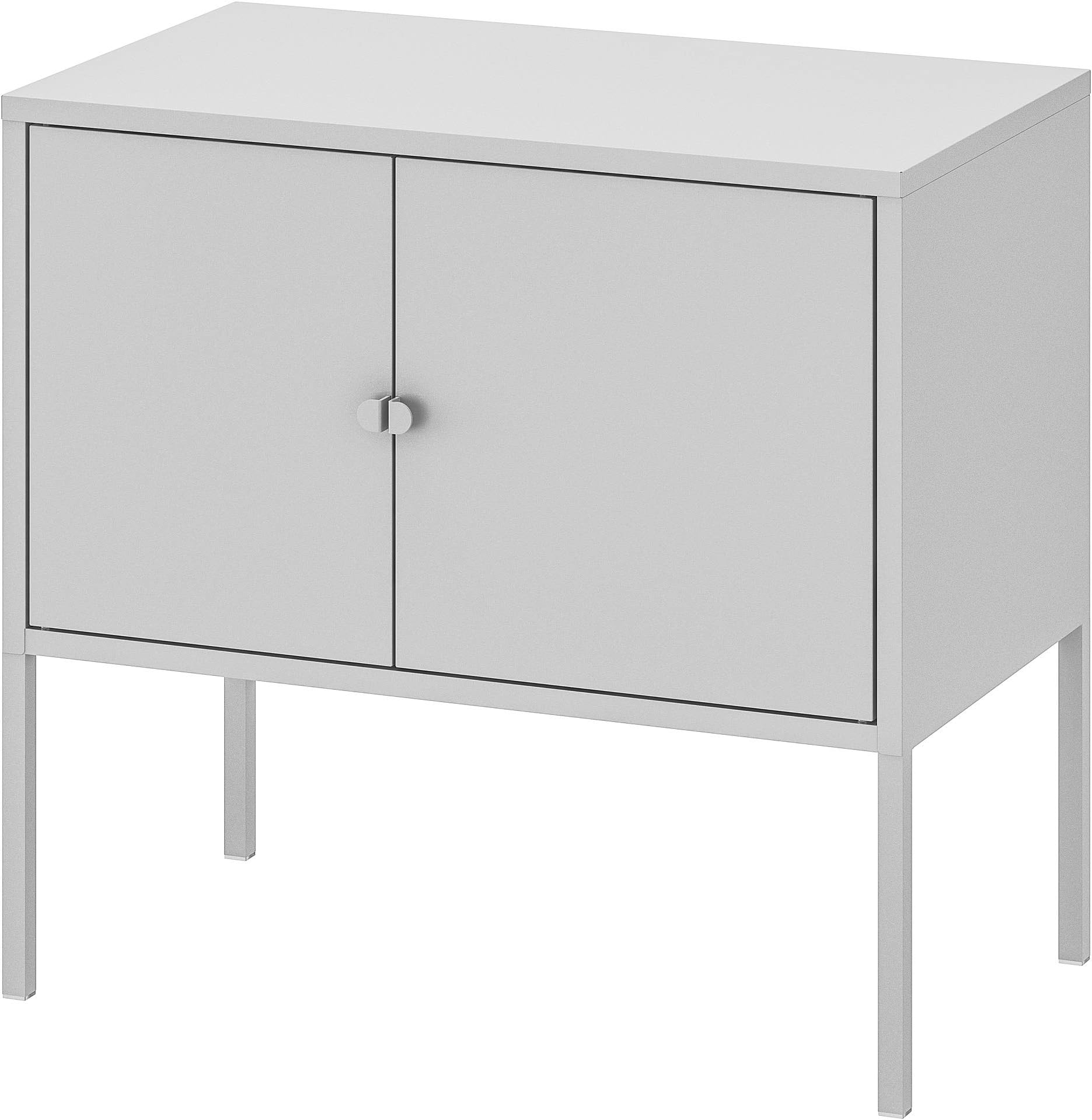 Ikea LIXHULT Metal Cabinet, 60x35 cm/23 5/8x13 3/4-inch , Grey