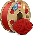 OVERTURE Filament PLA Matte 1.75mm Rouge Brique, 1kg(2,2lbs) Neatly Wound Surface Mate Filaments pour Imprimante 3D FDM, Précision dimensionnelle +/- 0,02 mm (Rouge Brique)