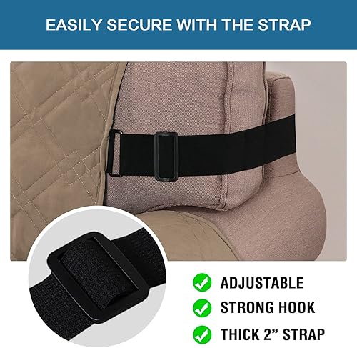 Miniatura 5 de H.VERSAILTEX Funda protectora 100 % impermeable para sofá biplaza para perros y mascotas, funda de sofá para sofá de 2 cojines con respaldo