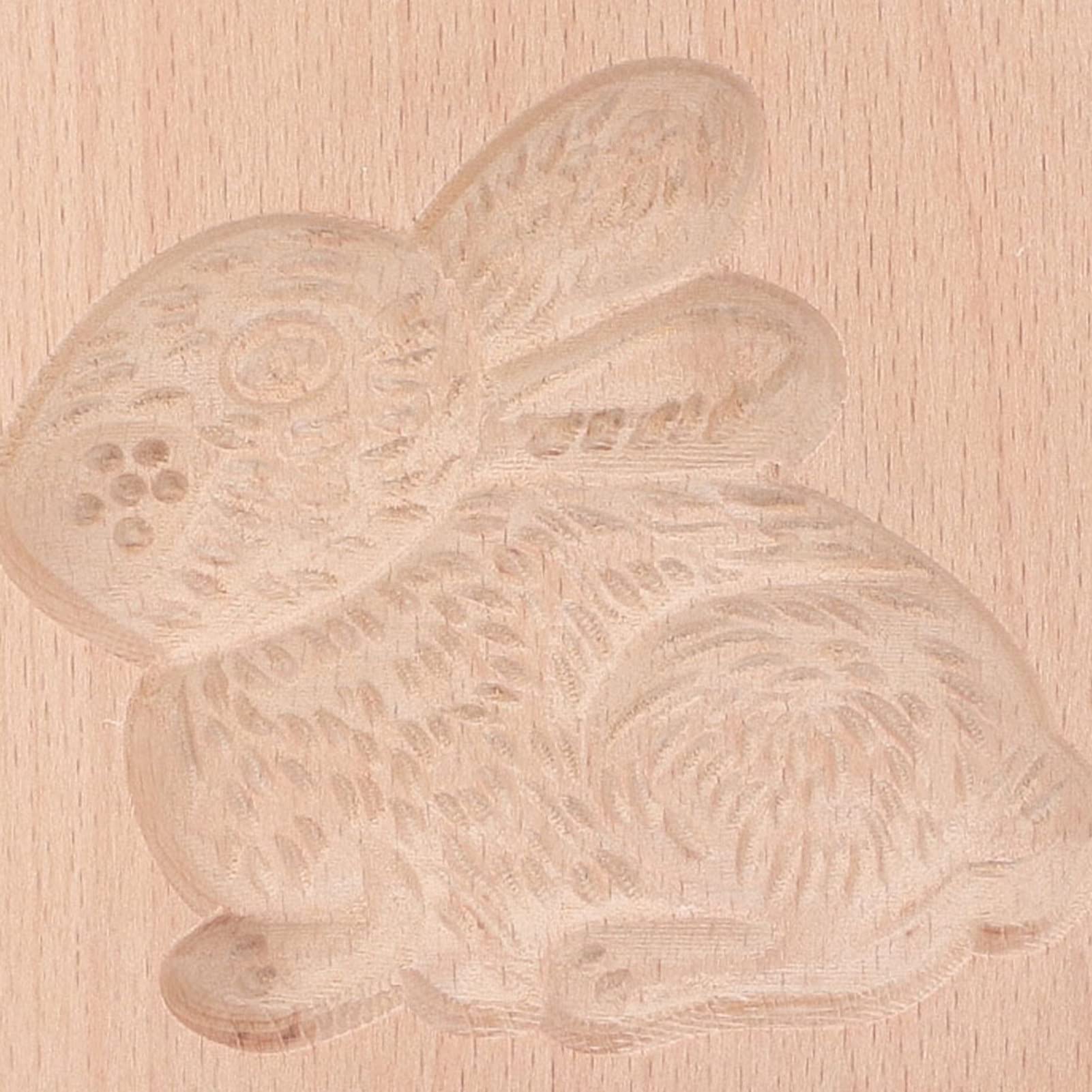 SIXRUN Molde de Madera para Galletas, Molde para Sellos de Prensa de Galletas de Madera de Haya, Reutilizable, Lavable, Liberación Suave para, Pan de Jengibre, Repostería, Pan, Bricolaje, Hornear,