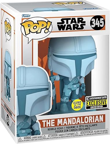 Miniatura 8 de POP Holograma Mandaloriano (Star Wars) Funko brilla en la oscuridad exclusivo